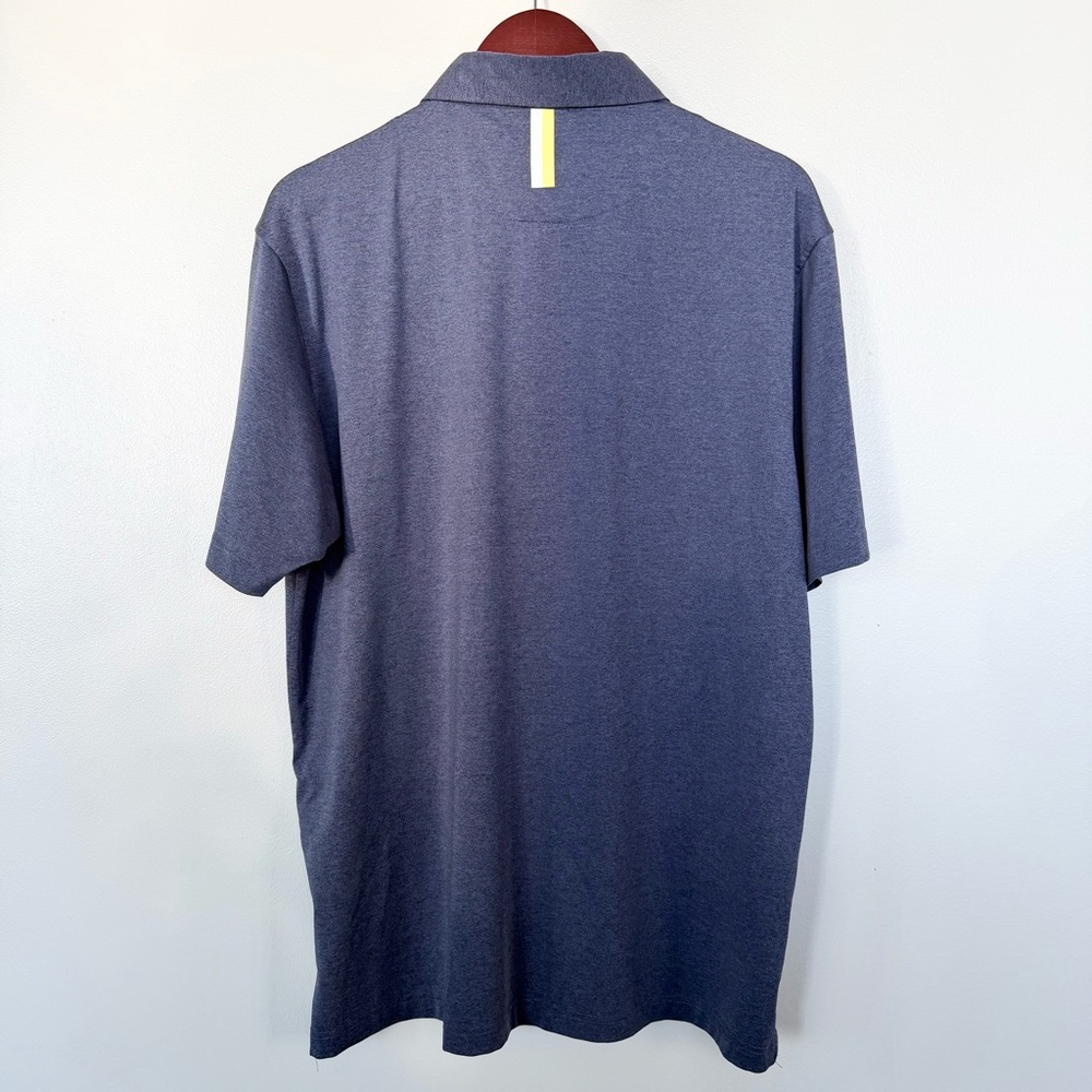Rhoback "The Annapolis" Performance Polo – Heather Blue – Men's XL – EUC - Picture 3 of 8